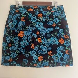 Loft Floral Mini Skirt Women’s Size 10